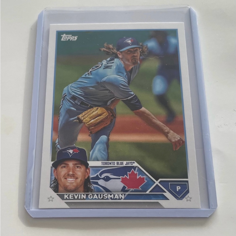 Topps Series One Kevin Gausman Card with Blue Accents